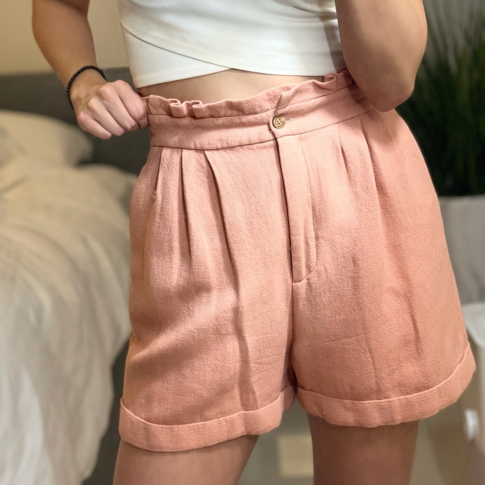 Zara high-waisted shorts